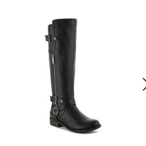 G by Guess Black 'Herly' Riding Boots